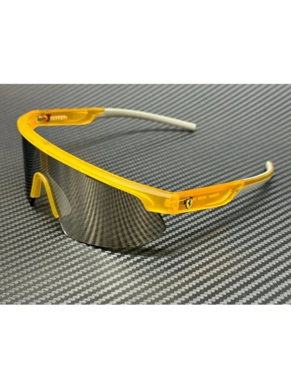 New Ferrari Men Matte Yellow Sunglasses 70-20-130